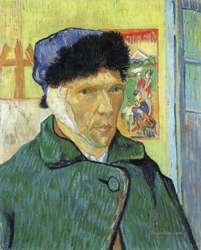 Self Portrait with Bandaged Ear 2 Vincent van Gogh Oil Paintings